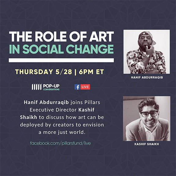 The role of art in social change, featuring Hanif Abdurraqib and Kashif Shaikh