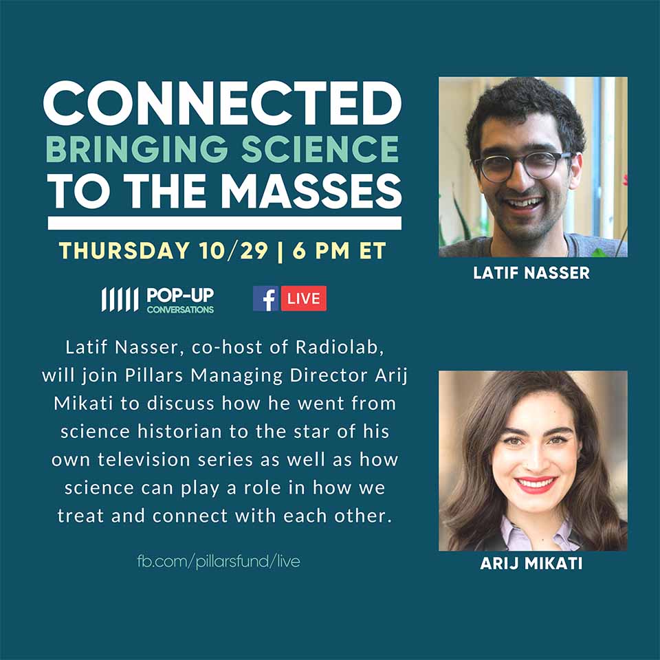 Connected: Bringing Science to the Masses: Thursday 10/29